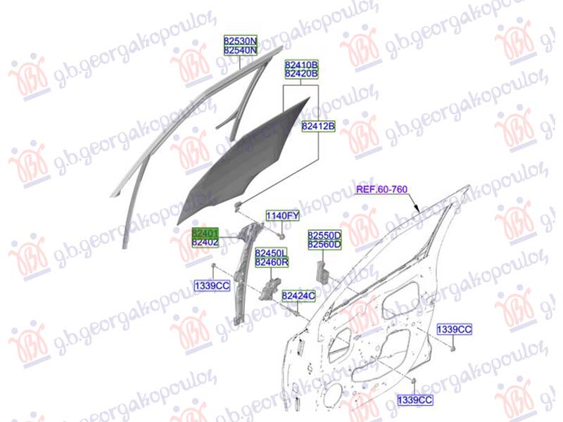 ΓΡΥΛΛΟΣ ΠΑΡΑΘΥΡΟΥ ΕΜΠΡΟΣ ΗΛΕΚΤΡΙΚΟΣ (ΧΩΡΙΣ ΜΟΤΕΡ) (Γ) ΑΡ