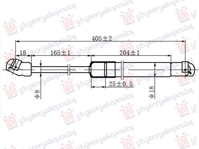 ΑΜΟΡΤΙΣΕΡ ΚΑΠΟ ΕΜΠΡΟΣ (405L-190N)