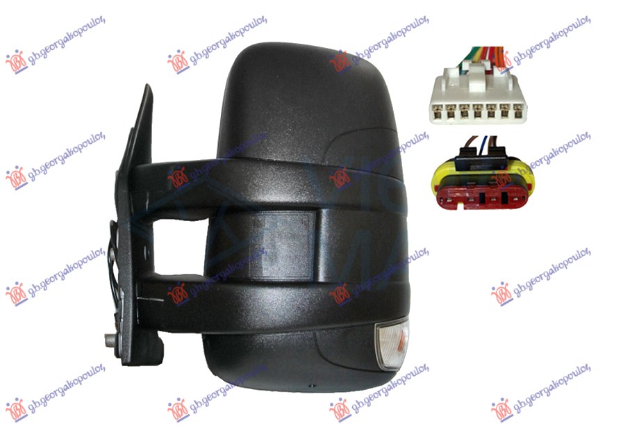 ΚΑΘΡΕΦΤΗΣ ΗΛΕΚΤΡΙΚΟΣ ΘΕΡΜΑΙΝΟΜΕΝΟΣ (ΜΕ ΦΛΑΣ) (ΚΟΝΤΟ ΜΠΡΑΤΣΟ) (Α ΠΟΙΟΤΗΤΑ) (CONVEX GLASS) ΑΡ