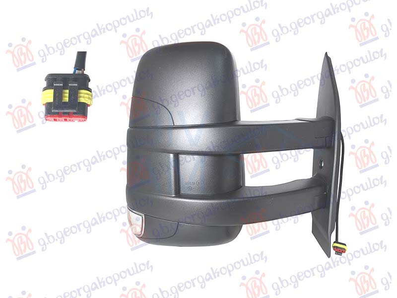 ΚΑΘΡΕΦΤΗΣ ΧΕΙΡΟΚΙΝΗΤΟΣ (ΜΕ ΦΛΑΣ) ΜΑΚΡΥΣ (CONVEX GLASS) ΔΕΞ