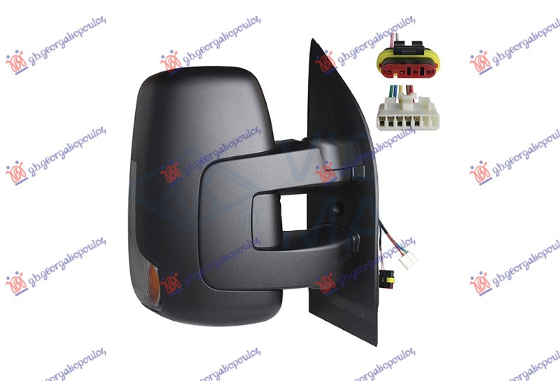 ΚΑΘΡΕΦΤΗΣ ΗΛΕΚΤΡΙΚΟΣ ΘΕΡΜΑΙΝΟΜΕΝΟΣ (ΜΕ ΦΛΑΣ ΦΥΜΕ) (ΚΟΝΤΟ ΜΠΡΑΤΣΟ) (Α ΠΟΙΟΤΗΤΑ) (CONVEX GLASS) ΔΕΞ