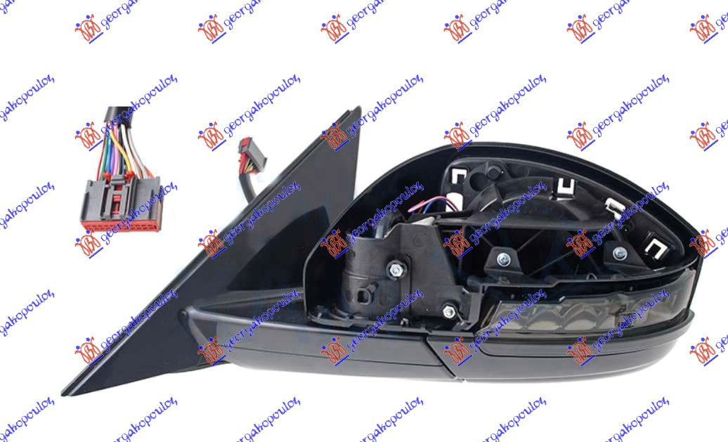 ΚΑΘΡΕΦΤΗΣ (ΜΟΝΟ ΣΩΜΑ) ΗΛΕΚΤΡΙΚΟΣ ΘΕΡΜΑΙΝΟΜΕΝΟΣ (ΜΕ ΦΛΑΣ & ΑΙΣΘΗΤΗΡΑ) (8 PIN) (Α ΠΟΙΟΤΗΤΑ) ΑΡ