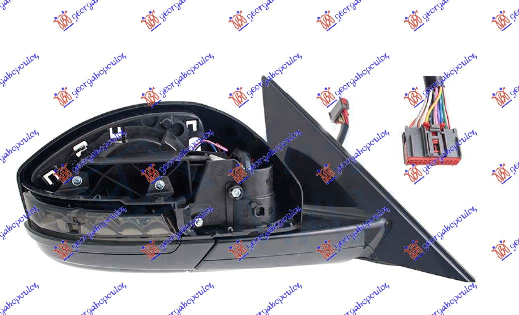 ΚΑΘΡΕΦΤΗΣ (ΜΟΝΟ ΣΩΜΑ) ΗΛΕΚΤΡΙΚΟΣ ΘΕΡΜΑΙΝΟΜΕΝΟΣ ΗΛΕΚΤΡΙΚΑ ΑΝΑΚΛΙΝΟΜΕΝΟΣ (ΜΕ ΦΛΑΣ & ΜΝΗΜΗ) (12 PIN) (Α ΠΟΙΟΤΗΤΑ) ΔΕΞ