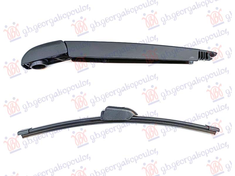 ΥΑΛΟΚΑΘΑΡΙΣΤΗΡΑΣ ΠΙΣΩ ΜΕ ΜΠΡΑΤΣΟ 330mm