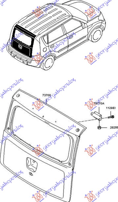 ΠΟΡΤΑ ΠΙΣΩ 5Π (Γ)