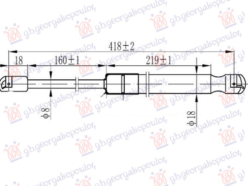ΑΜΟΡΤΙΣΕΡ ΚΑΠΟ ΕΜΠΡΟΣ (418L-240Ν)