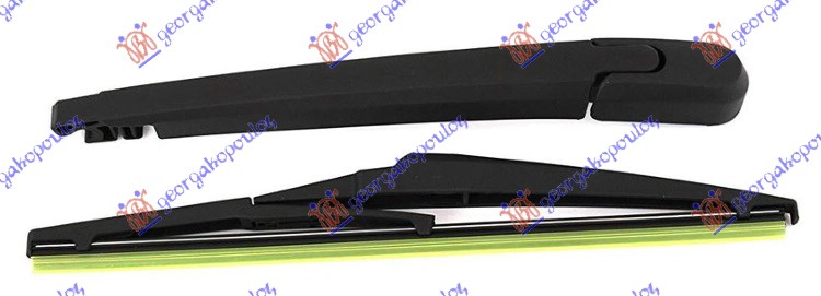 ΥΑΛΟΚΑΘΑΡΙΣΤΗΡΑΣ ΠΙΣΩ ΜΕ ΜΠΡΑΤΣΟ  350mm