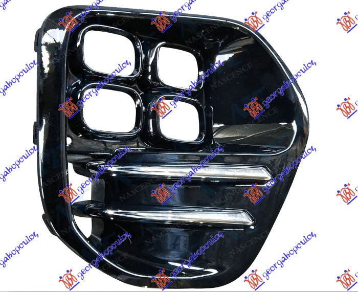 ΔΙΧΤΥ ΠΡΟΦΥΛΑΚΤΗΡΑ ΕΜΠΡΟΣ ΜΑΥΡΟ ΓΥΑΛΙΣΤΕΡΟ (ΜΕ ΤΡΥΠΑ ΓΙΑ ΠΡΟΒΟΛΕΑ LED) ΔΕΞ