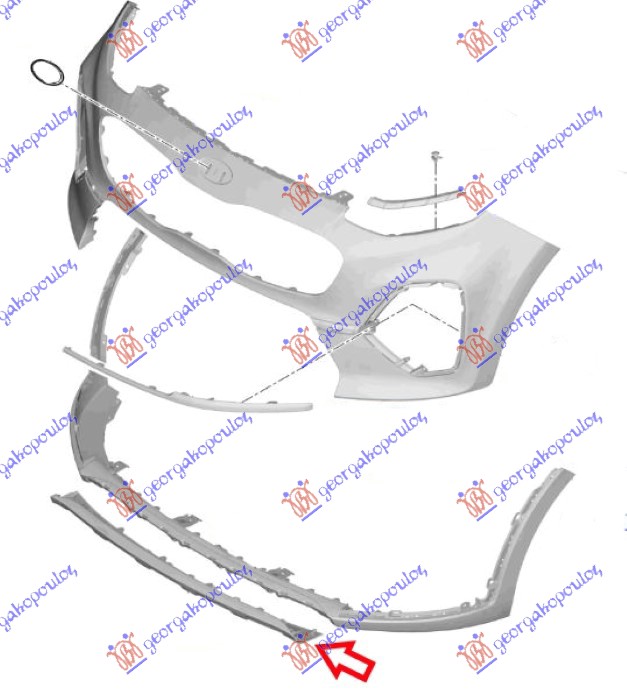ΔΙΑΚΟΣΜΗΤΙΚΟ ΠΡΟΦΥΛΑΚΤΗΡΑ ΕΜΠΡΟΣ ΚΑΤΩ ΑΣΗΜΙ (GT-LINE)