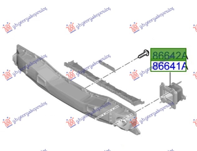 ΒΑΣΗ ΤΡΑΒΕΡΣΑΣ ΠΡΟΦΥΛΑΚΤΗΡΑ ΠΙΣΩ (Γ) ΔΕΞ