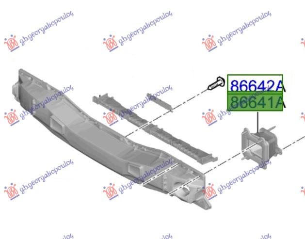 ΒΑΣΗ ΤΡΑΒΕΡΣΑΣ ΠΡΟΦΥΛΑΚΤΗΡΑ ΠΙΣΩ (Γ) ΑΡ