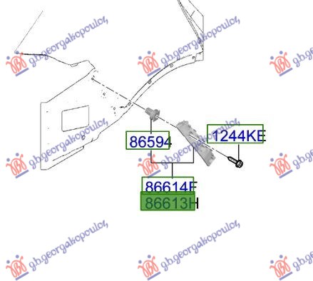 ΒΑΣΗ ΠΡΟΦΥΛΑΚΤΗΡΑ ΠΙΣΩ ΠΛΑΙΝΗ ΠΛΑΣΤΙΚΗ (Γ) ΑΡ