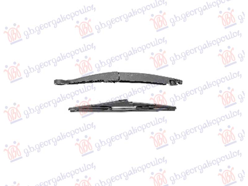 ΥΑΛΟΚΑΘΑΡΙΣΤΗΡΑΣ ΠΙΣΩ ΜΕ ΜΠΡΑΤΣΟ 305mm