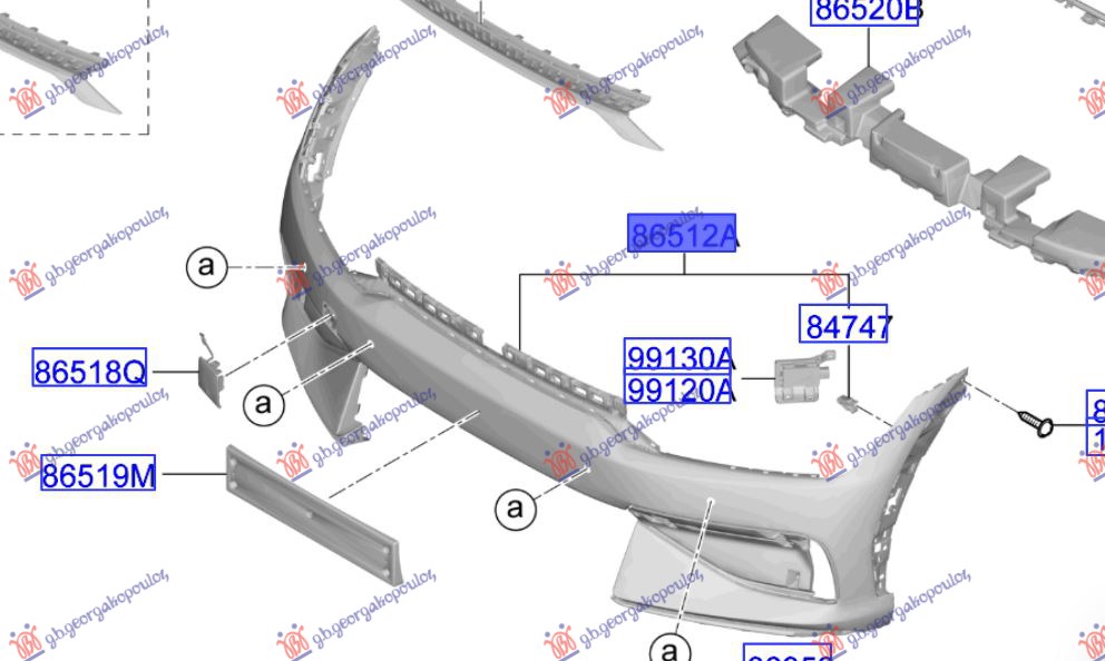 ΠΡΟΦΥΛΑΚΤΗΡΑΣ ΕΜΠΡΟΣ ΑΝΩ (ΜΕ 4 PDC) (GT/GT-LINE) (Γ)