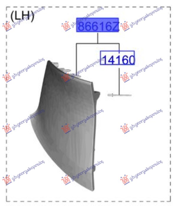 ΔΙΑΚΟΣΜΗΤΙΚΟ ΠΡΟΦΥΛΑΚΤΗΡΑ ΠΙΣΩ ΑΝΩ (Γ) ΑΡ