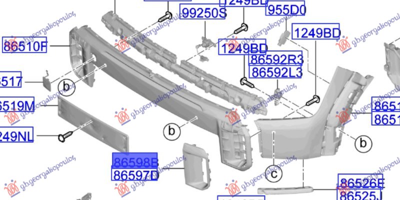 ΔΙΑΚΟΣΜΗΤΙΚΟ ΠΡΟΦΥΛΑΚΤΗΡΑ ΕΜΠΡΟΣ (ΑΕΡΑΓΩΓΟΣ) (GT-LINE) (Γ) ΔΕΞ