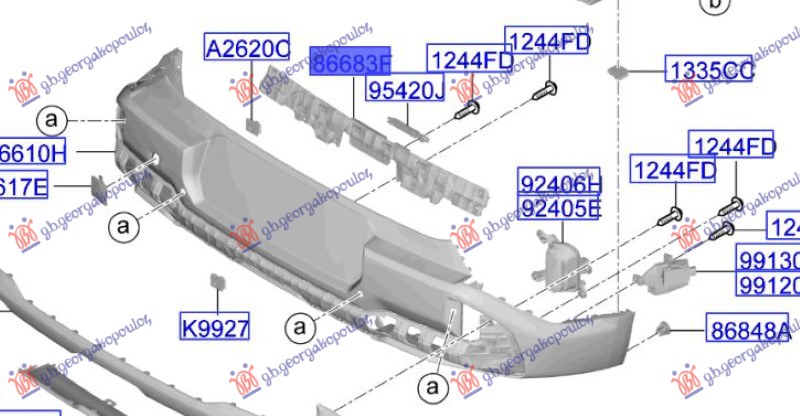 ΕΝΙΣΧΥΣΗ ΠΡΟΦΥΛΑΚΤΗΡΑ ΠΙΣΩ ΠΛΑΣΤΙΚΗ (GT-LINE) (Γ)