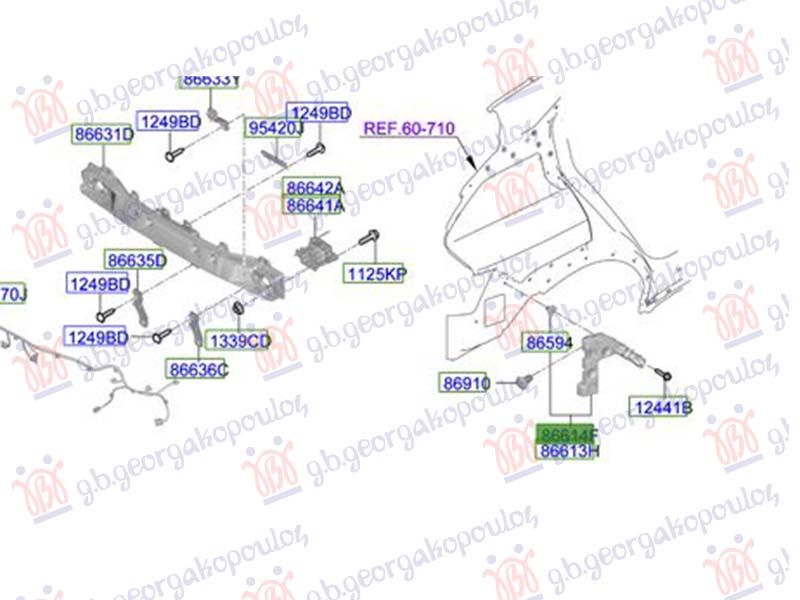 ΒΑΣΗ ΠΡΟΦΥΛΑΚΤΗΡΑ ΠΙΣΩ ΠΛΑΙΝΗ ΠΛΑΣΤΙΚΗ (Γ) ΔΕΞ