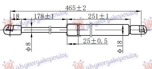 ΑΜΟΡΤΙΣΕΡ ΚΑΠΟ ΕΜΠΡΟΣ (465L-285N)