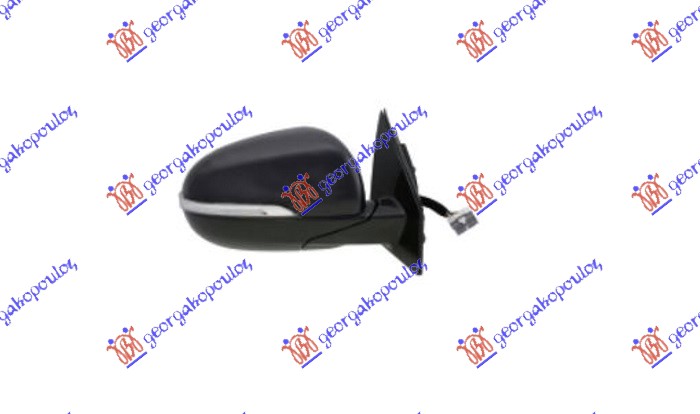 ΚΑΘΡΕΦΤΗΣ ΗΛΕΚΤΡΙΚΟΣ ΘΕΡΜΑΙΝΟΜΕΝΟΣ ΗΛΕΚΤΡΙΚΑ ΑΝΑΚΛΙΝΟΜΕΝΟΣ ΒΑΦΟΜΕΝΟΣ ΜΕ ΜΝΗΜΗ (ΜΕ ΦΛΑΣ & BLIS) (CONVEX GLASS) ΔΕΞ