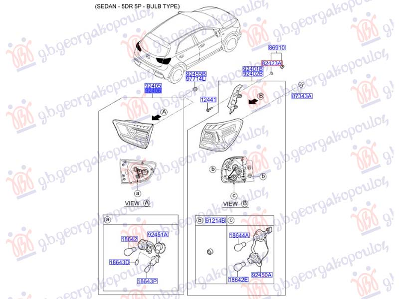 ΦΑΝΟΣ ΠΙΣΩ ΕΣΩ (Γ) ΔΕΞ