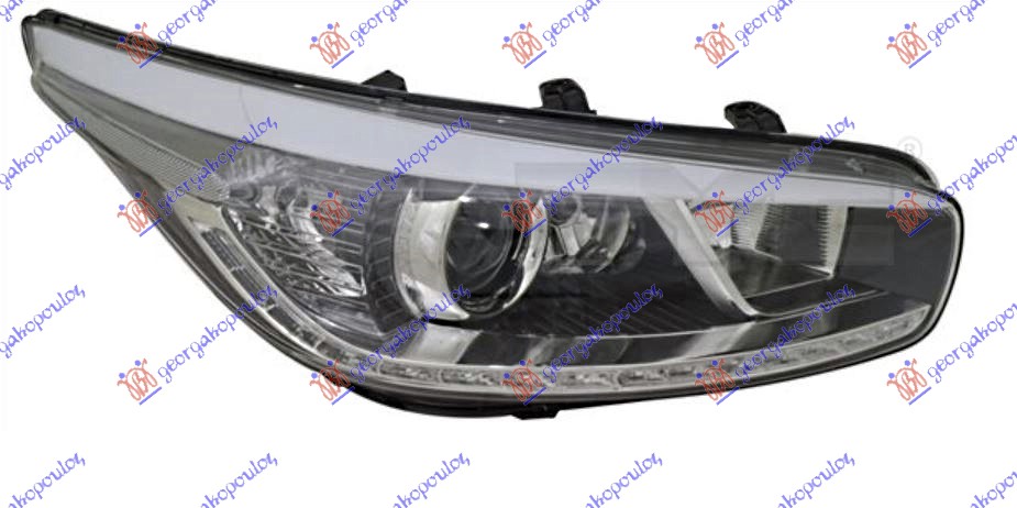 ΦΑΝΟΣ ΕΜΠΡΟΣ ΗΛΕΚΤΡΙΚΟΣ (H7,H7,H7,LED) (ΜΕ ΣΤΑΤΙΚΟ ΦΩΣ ΣΤΡΟΦΗΣ & ΦΩΣ ΗΜΕΡΑΣ LED) (ΜΕ ΜΟΤΕΡ) (E) (DEPO) ΔΕΞ