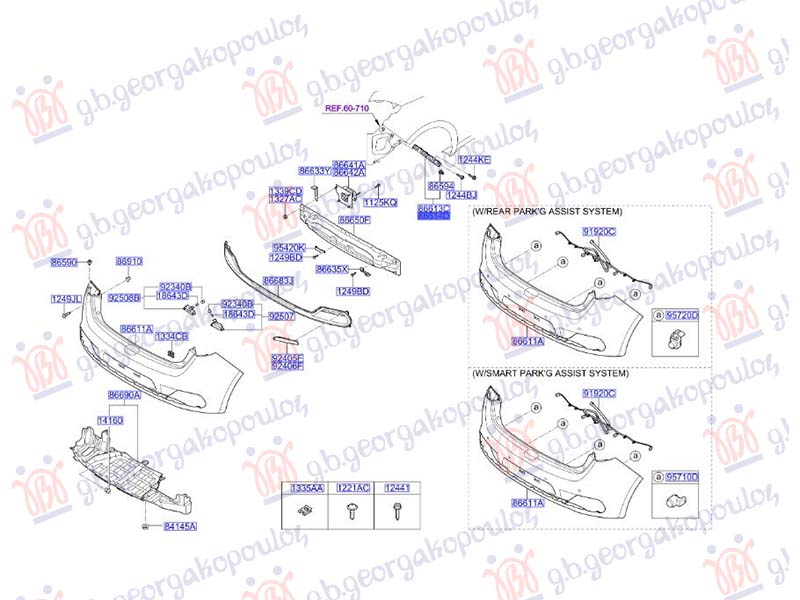 ΒΑΣΗ ΠΡΟΦΥΛΑΚΤΗΡΑ ΠΙΣΩ ΠΛΑΙΝΗ ΠΛΑΣΤΙΚΗ (Γ) ΔΕΞ