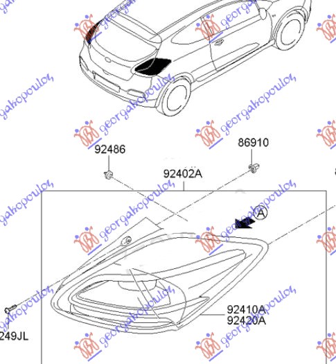 ΦΑΝΟΣ ΠΙΣΩ LED (Γ) ΔΕΞ