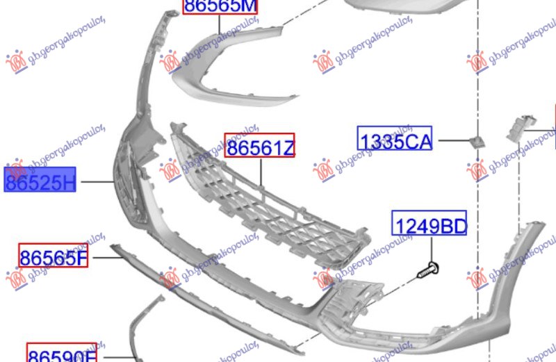 ΠΡΟΦΥΛΑΚΤΗΡΑΣ ΕΜΠΡΟΣ ΚΑΤΩ (GT-LINE) (Γ)