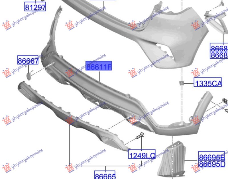 ΠΡΟΦΥΛΑΚΤΗΡΑΣ ΠΙΣΩ ΚΑΤΩ (Γ)