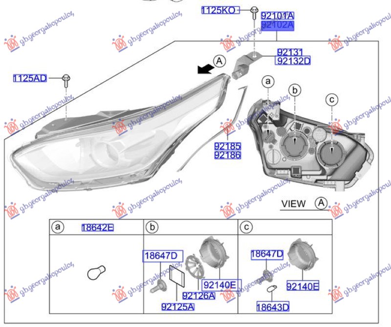 ΦΑΝΟΣ ΕΜΠΡΟΣ FULL LED (Γ) ΔΕΞ