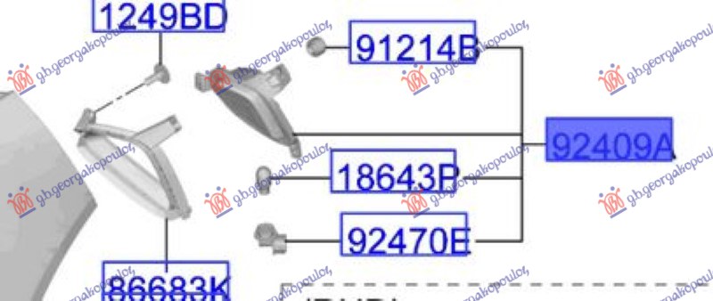 ΦΑΝΟΣ ΠΙΣΩ ΟΜΙΧΛΗΣ/ΟΠΙΣΘΕΝ (Γ) ΑΡ