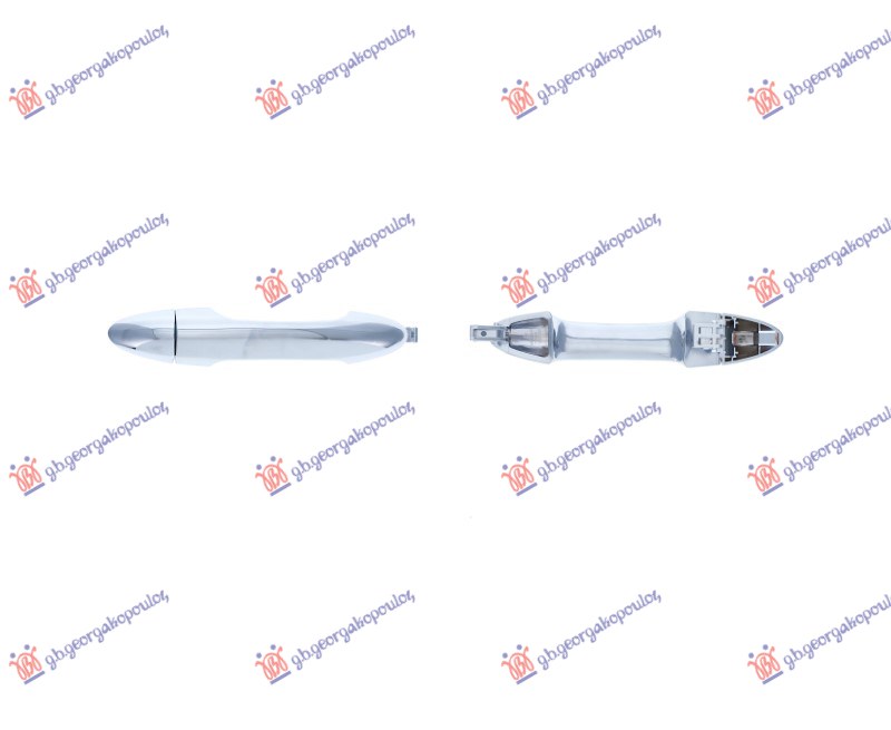 ΧΕΡΟΥΛΙ ΠΟΡΤΑΣ ΕΜΠΡΟΣ-ΠΙΣΩ ΕΞΩ ΧΡΩΜΙΟ  (ΧΩΡΙΣ ΤΡΥΠΑ ΓΙΑ ΑΦΑΛΟ) ΔΕΞ