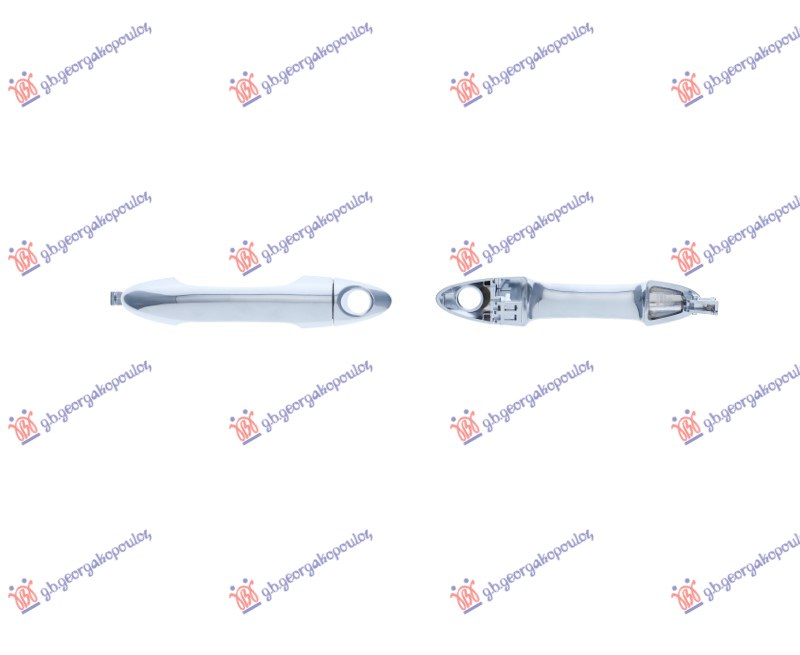 ΧΕΡΟΥΛΙ ΠΟΡΤΑΣ ΕΜΠΡΟΣ ΕΞΩ ΧΡΩΜΙΟ  (ΜΕ ΤΡΥΠΑ ΓΙΑ ΑΦΑΛΟ) ΑΡ