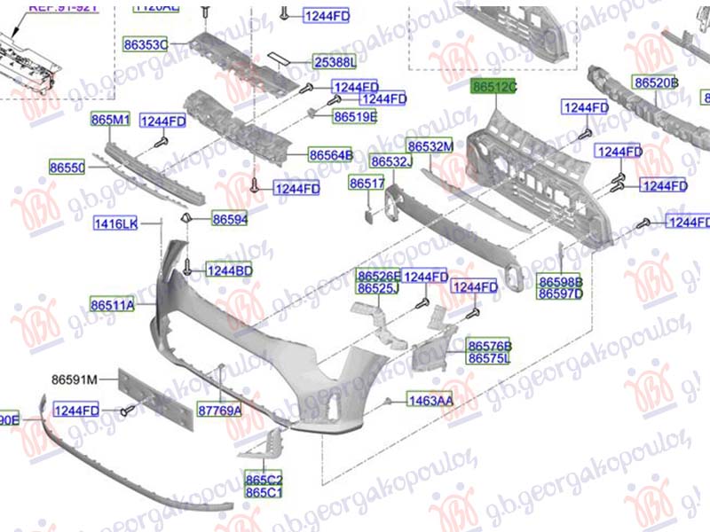 ΔΙΑΚΟΣΜΗΤΙΚΟ ΔΙΧΤΥΟΥ ΠΡΟΦΥΛΑΚΤΗΡΑ ΕΜΠΡΟΣ ΒΑΦΟΜΕΝΟ  (Γ) ΔΕΞ