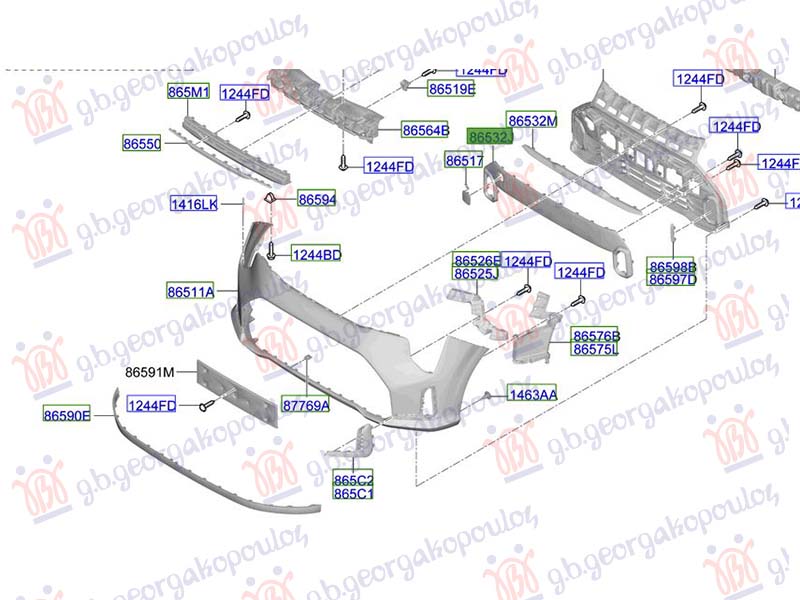 ΔΙΑΚΟΣΜΗΤΙΚΟ ΔΙΧΤΥΟΥ ΠΡΟΦΥΛΑΚΤΗΡΑ ΕΜΠΡΟΣ ΚΑΤΩ (Γ)