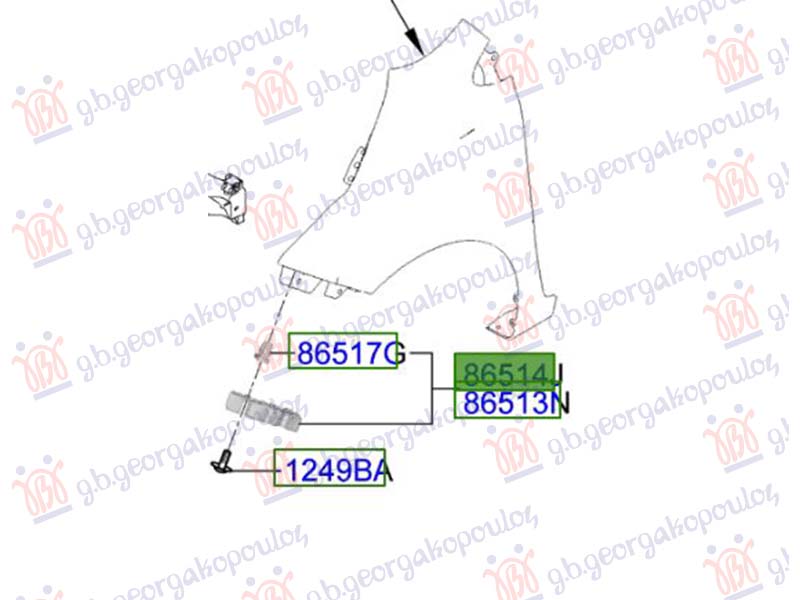 ΒΑΣΗ ΠΡΟΦΥΛΑΚΤΗΡΑ ΕΜΠΡΟΣ ΠΛΑΙΝΗ ΠΛΑΣΤΙΚΗ (Γ) ΔΕΞ