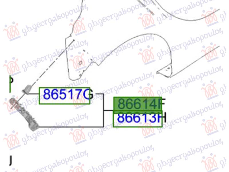 ΒΑΣΗ ΠΡΟΦΥΛΑΚΤΗΡΑ ΠΙΣΩ ΠΛΑΙΝΗ ΠΛΑΣΤΙΚΗ (Γ) ΔΕΞ
