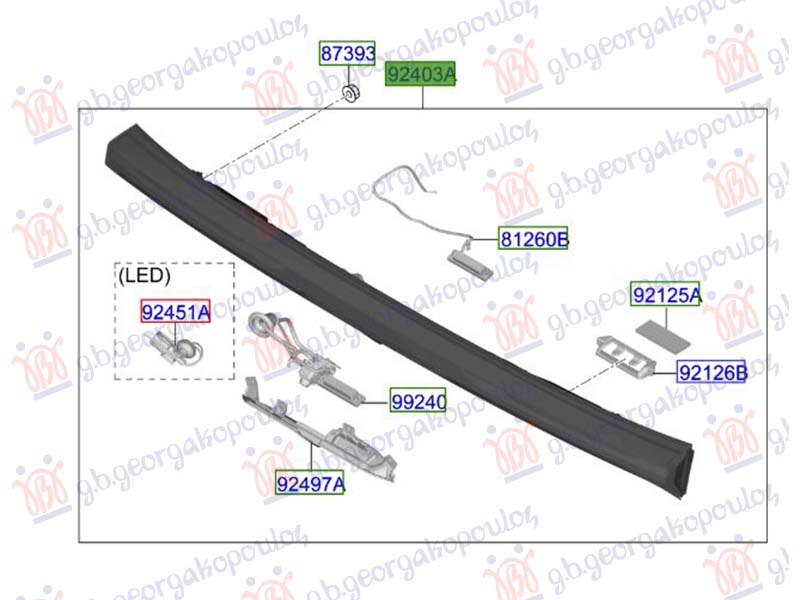 ΦΑΝΟΣ ΠΙΣΩ ΜΕΣΑΙΟ (Γ)