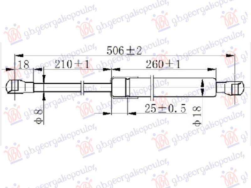 ΑΜΟΡΤΙΣΕΡ ΚΑΠΟ ΕΜΠΡΟΣ (506L-145N)