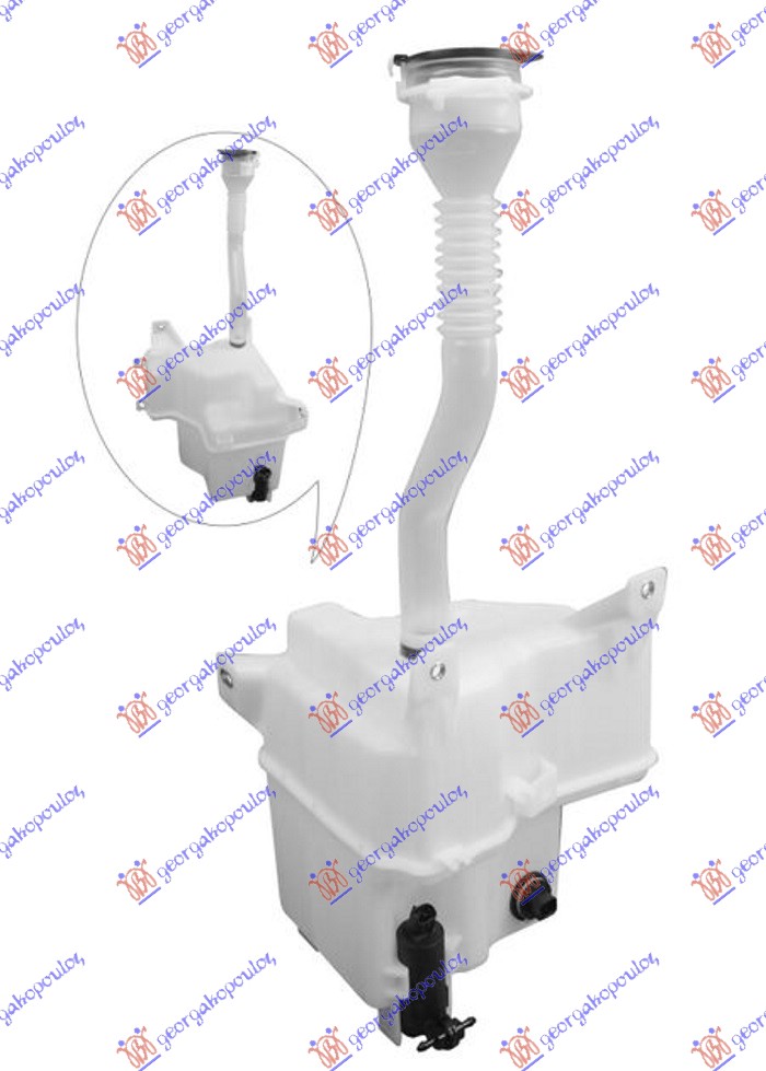 ΔΟΧΕΙΟ ΝΕΡΟΥ ΥΑΛΟΚΑΘΑΡΙΣΤΗΡΩΝ ΜΕ ΜΟΤΕΡ & ΤΑΠΑ & ΛΑΙΜΟ & ΑΙΣΘΗΤΗΡΑ (ΜΕ ΠΙΤΣΙΛΙΣΤΗΡΙΑ ΦΑΝΩΝ)