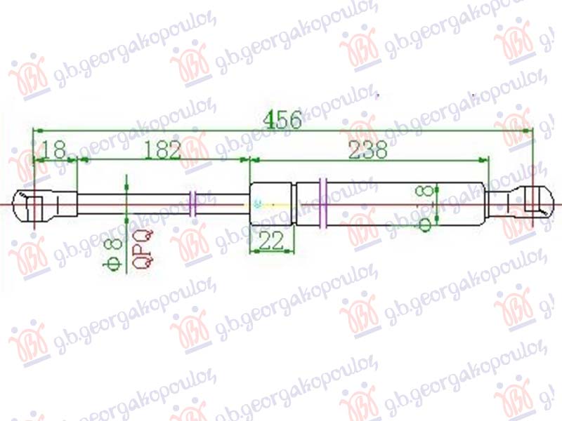ΑΜΟΡΤΙΣΕΡ ΚΑΠΟ ΕΜΠΡΟΣ (455L-185N)