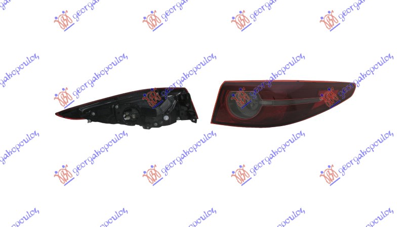 ΦΑΝΟΣ ΠΙΣΩ ΕΞΩ LED -2022 (E) (DEPO) ΔΕΞ