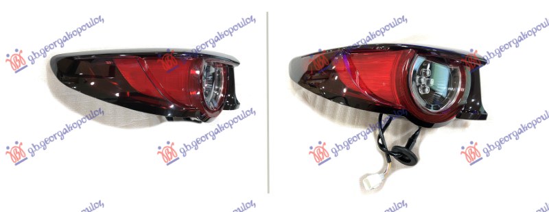 ΦΑΝΟΣ ΠΙΣΩ ΕΞΩ LED (ΜΕ ΦΩΤΕΙΝΗ ΕΠΙΓΡΑΦΗ LED) -2022  (Ε) (DEPO) ΑΡ