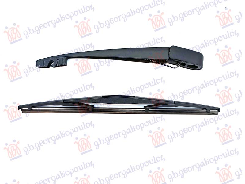 ΥΑΛΟΚΑΘΑΡΙΣΤΗΡΑΣ ΠΙΣΩ ΜΕ ΜΠΡΑΤΣΟ 350mm