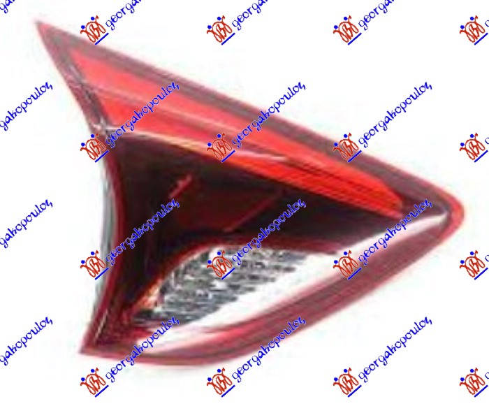 ΦΑΝΟΣ ΠΙΣΩ ΕΣΩ ΜΕ LED (Ε) 2015- (DEPO) ΑΡ