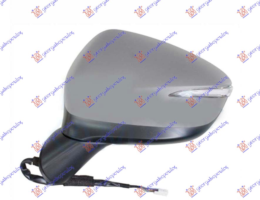 ΚΑΘΡΕΦΤΗΣ ΗΛΕΚΤΡΙΚΟΣ ΘΕΡΜΑΙΝΟΜΕΝΟΣ ΒΑΦΟΜΕΝΟΣ (ΜΕ ΦΛΑΣ) (6 PIN) 2015- (Α ΠΟΙΟΤΗΤΑ) (ASPHERICAL GLASS) ΑΡ