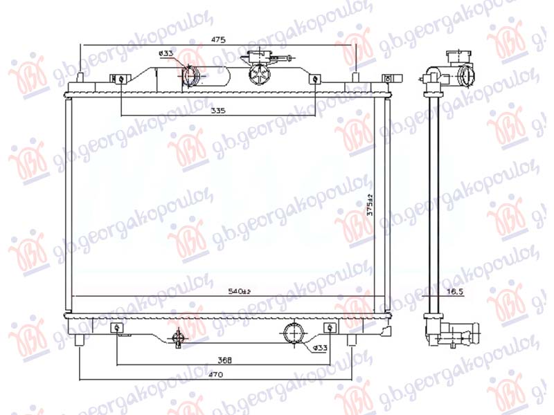 ΨΥΓΕΙΟ 1.5i ΒΕΝΖΙΝΗ (375x540x16)