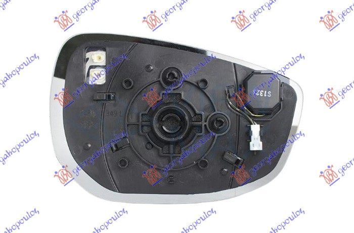 ΚΡΥΣΤΑΛΛΟ ΚΑΘΡΕΦΤΗ ΘΕΡΜΑΙΝΟΜΕΝΟ (ΜΕ BLIS) (ASPHERICAL GLASS) ΑΡ