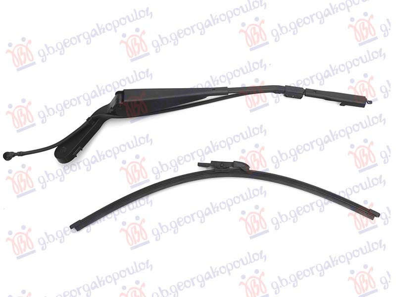 ΥΑΛΟΚΑΘΑΡΙΣΤΗΡΑΣ ΠΙΣΩ ΜΕ ΜΠΡΑΤΣΟ (ΜΟΝΗ ΠΟΡΤΑ) 400mm